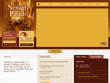 Tablet Screenshot of nenaghparish.ie